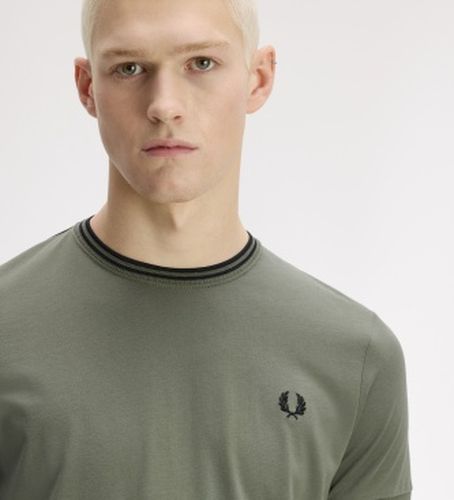 M1588 Polo Twin Tipped clair (XL), Casuel, Coton, Manche courte - Fred Perry - Modalova