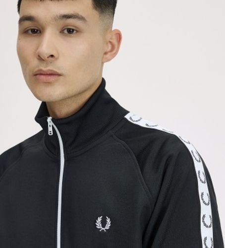 J4620 Veste de survêtement Taped (S), Casuel, Sport, Polyester - Fred Perry - Modalova