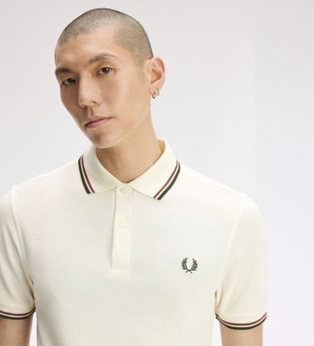 M3600 Polo bicolore (S), Casuel, Coton, Manche courte - Fred Perry - Modalova
