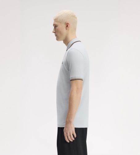 M3600 Polo Twin Tipped foncé (S), Casuel, Coton, Manche courte - Fred Perry - Modalova