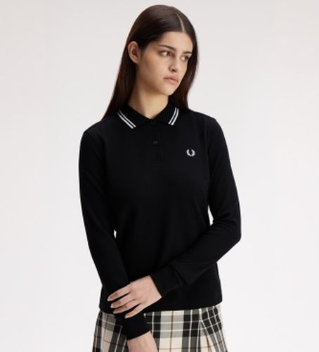 G3636 Polo Twin Tipped à manches longues (34), Casuel, Coton, Manche longue - Fred Perry - Modalova