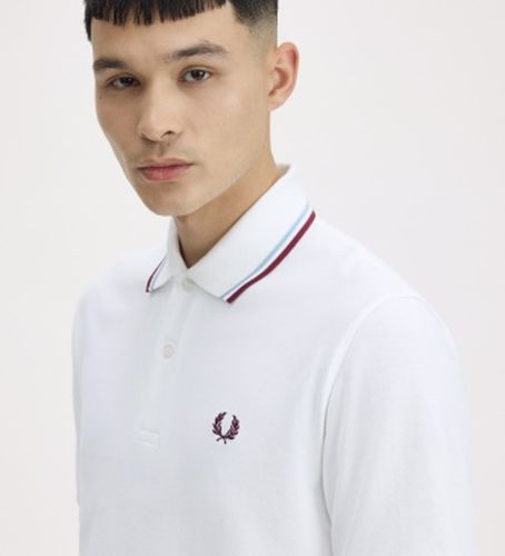 M12 Polo Twin Tipped Angleterre (36), Casuel, Coton, Classique, Manche courte - Fred Perry - Modalova