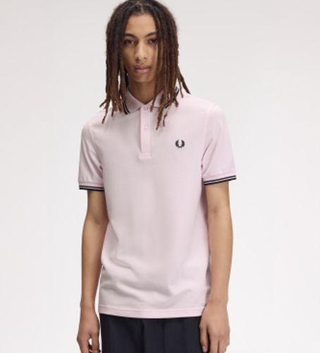 M3600 Polo bicolore rose (S), Casuel, Coton, Manche courte - Fred Perry - Modalova