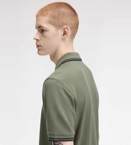 M3600 Polo Twin Tipped laurier (M), Casuel, Coton, Manche courte - Fred Perry - Modalova