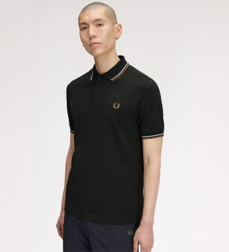 M3600 Polo Twin Tipped nuit (S), Casuel, Coton, Manche courte - Fred Perry - Modalova