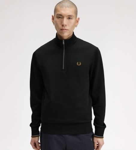 M3574 Sweat-shirt à demi-fermeture éclair (S), Casuel, Sport, Coton - Fred Perry - Modalova