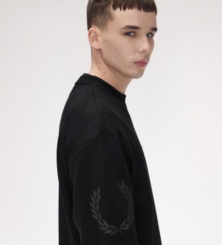 M3622 Sweat Laurel Wreath réfléchissant (S), Casuel, Coton - Fred Perry - Modalova