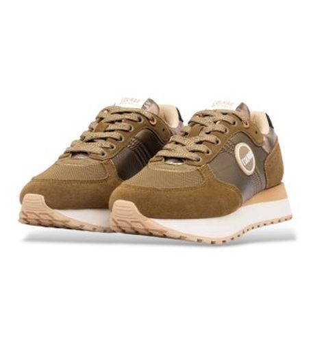 TRAVIS-A Baskets en daim Travis Authentic (37), Cuir, Marron, 3 à 5 cm, Lacets, Casuel, Vert - Colmar - Modalova