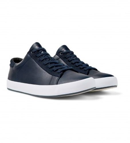 K100231-023 Andratx Leather Sneakers (40), Cuir, Plat, Lacets, Casuel, Marine - Camper - Modalova