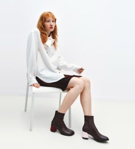 K400798-011 Bottines Ultrasoft en cuir (37), 5 à 8 cm, Fermeture éclair, Casuel - Camper - Modalova