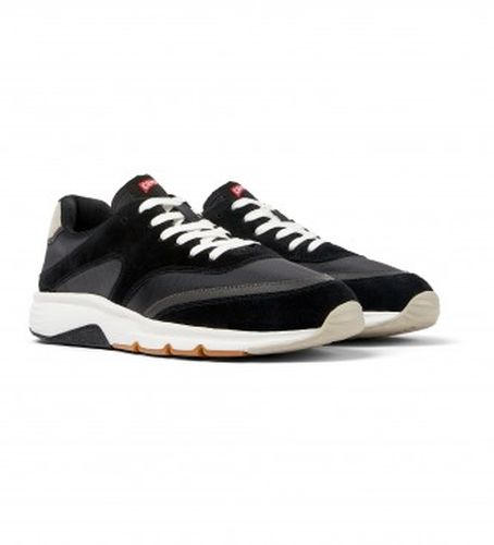 K100876-013 Drift Leather Sneakers (40), Cuir, Noir, Plat, Lacets, Casuel - Camper - Modalova