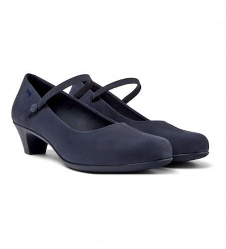 Chaussures en cuir Helena low (36), 3 à 5 cm, Boucle, Casuel, Marine - Camper - Modalova