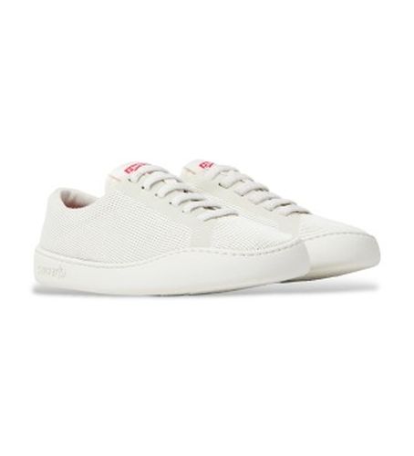 K201862-002 Chaussures Peu Touring blanches (36), Tissu, Plat, Lacets, Casuel - Camper - Modalova