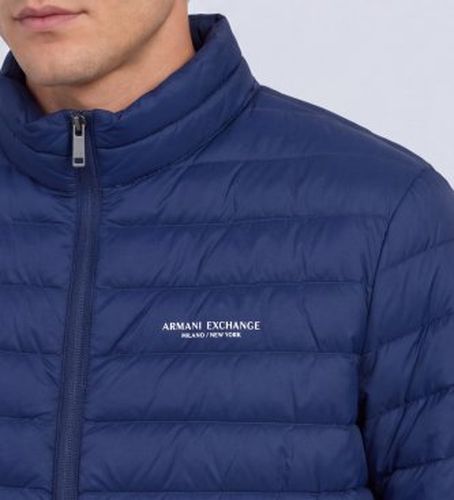 XM001919AF16927UB095 Doudoune en duvet avec logo (S), Casuel, Polyamide - A|X Armani Exchange - Modalova