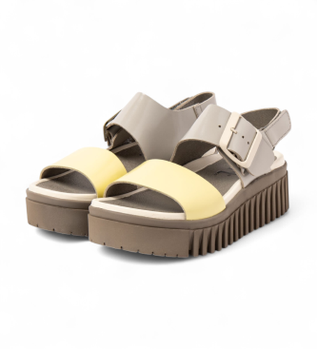 GH003_0MU Sandales en cuir 1578 Brighton (41), 3 à 5 cm, Boucle, Casuel, Multicolore - ART - Modalova