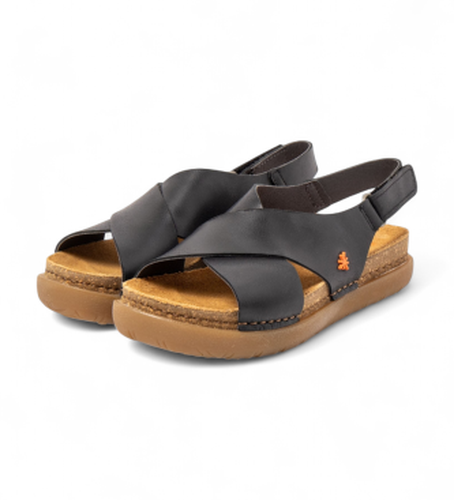 S201003_001 Sandales en cuir 1710S Rhodes (36), Plat, 1 à 3 cm, Velcro, Casuel - ART - Modalova