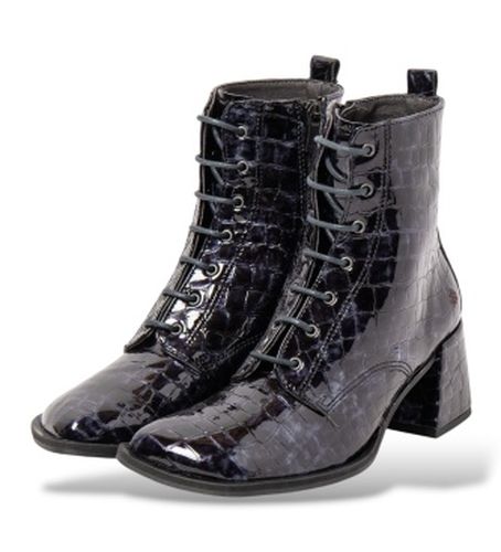 Bottines en cuir 1738 Verona (38), 5 à 8 cm, Lacets, Fermeture éclair, Casuel, Classique, Vernis - ART - Modalova