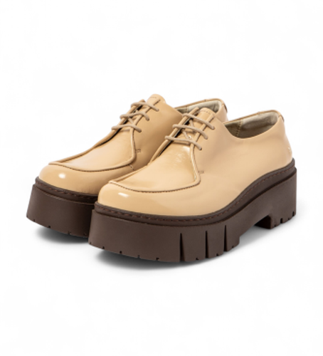 KH003_082 Chaussures en cuir 1764 Leeds (40), 3 à 5 cm, Lacets, Casuel - ART - Modalova