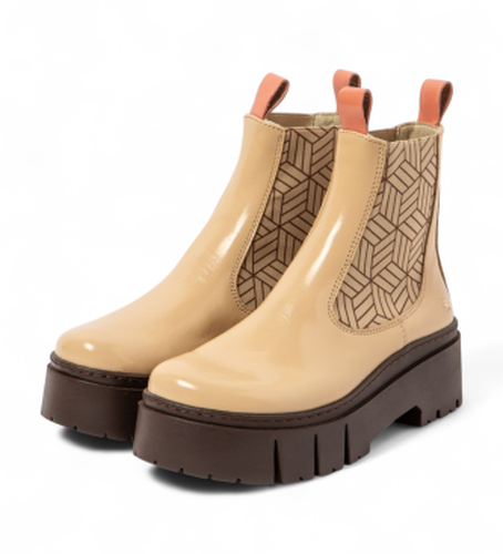 F4003_0MU Bottines en cuir 1766 Leeds (36), 3 à 5 cm, Aucun, Casuel - ART - Modalova
