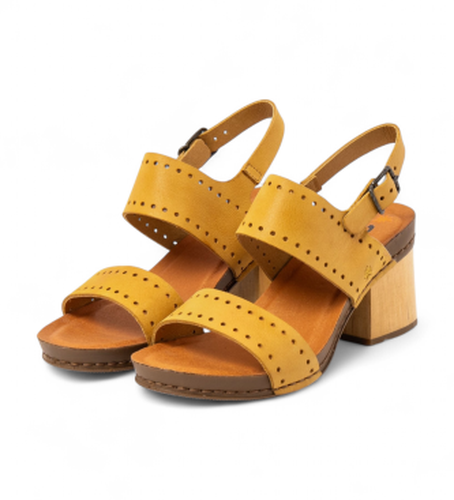 Sandales en cuir 1864 Wish (36), 5 à 8 cm, Boucle, Casuel - ART - Modalova