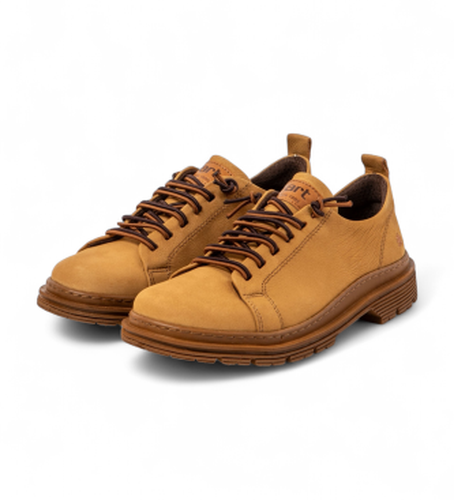 Unisex. 1189712ZK003_024 1897 Chaussures en cuir marron de Birmingham (38), Beige, Plat, Lacets, Casuel - ART - Modalova