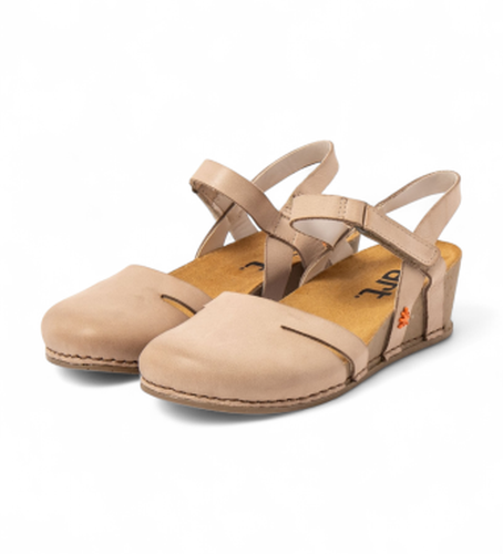 ZZ003_020 Sandales en cuir 1931 Live (39), 3 à 5 cm, Velcro, Casuel - ART - Modalova