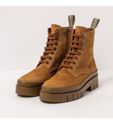 S155003_023 Bottines en cuir 1953S Silk Suede Toffee/Amber (36), Plat, 1 à 3 cm, Casuel, Imitation cuir - ART - Modalova