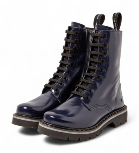 Unisex. 111671166003_0B0 Bottines en cuir 1167 (36), Plat, Fermeture éclair, Casuel, Marine - ART - Modalova