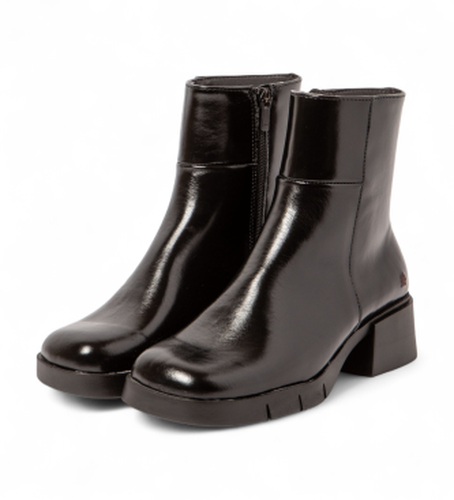 Bottines en cuir 1284 Warsaw (42), 3 à 5 cm, Fermeture éclair, Casuel - ART - Modalova