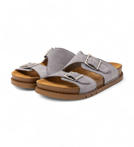 Unisex. 120201150003_0B0 Sandales en cuir 2020 Kassel (36), Plat, Boucle, Casuel - ART - Modalova