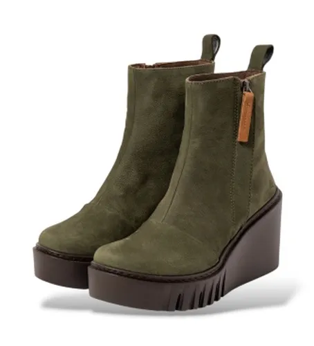 G3 Bottines en cuir 2091 Catania (36), 8 à 10 cm, Nubuck, Fermeture éclair, Casuel - ART - Modalova