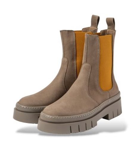 BM003_001 Bottines en cuir 1954 Anvers (36), Plat, Nubuck, Aucun, Casuel - ART - Modalova
