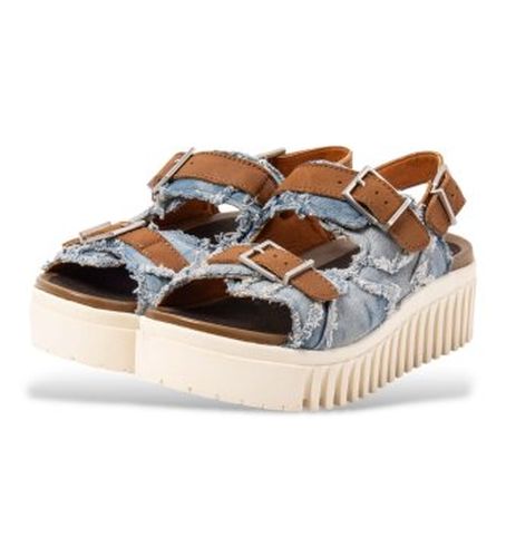 S1H7003_0MU Sandales en cuir Brighton (36), Tissu, 3 à 5 cm, Boucle, Casuel, Multicolore - ART - Modalova