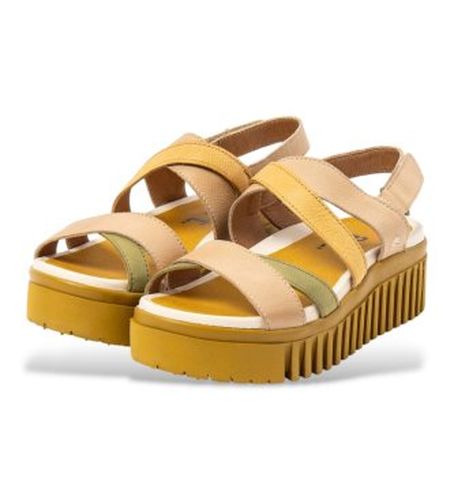 Z2003_0MU Sandales Brighton en cuir (36), 3 à 5 cm, Velcro, Casuel, Multicolore - ART - Modalova