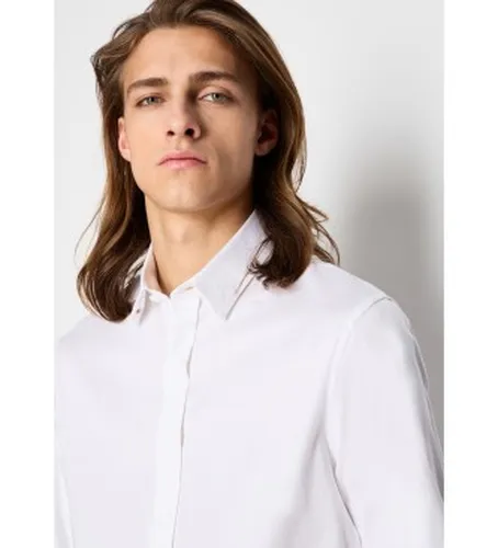 NZCBDZN10Z0113 Chemise Classic (L), Casuel, Fête, Coton, Classique, Manche longue - A|X Armani Exchange - Modalova