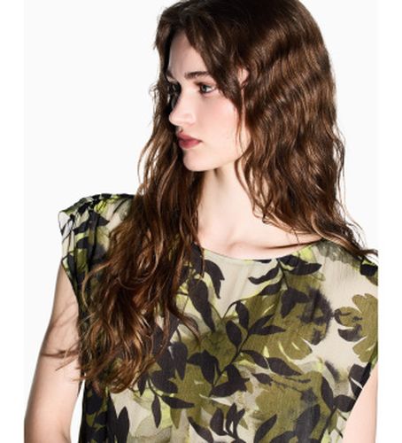 XW002302AF21554F7137 Chemisier Boxy (S), Casuel, Vert, Viscose, Sans manches / bretelles - A|X Armani Exchange - Modalova