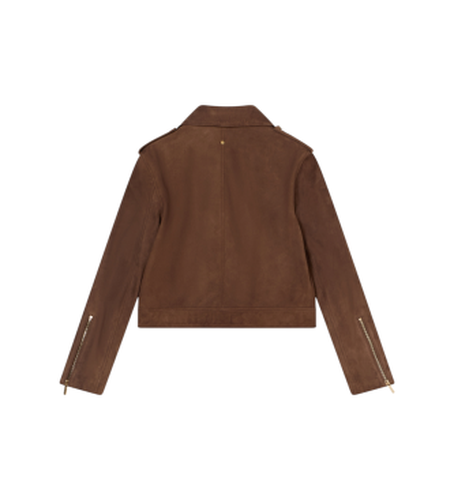 XW001924AF21549U6136 Veste en cuir Biker marron (XS), Casuel - A|X Armani Exchange - Modalova