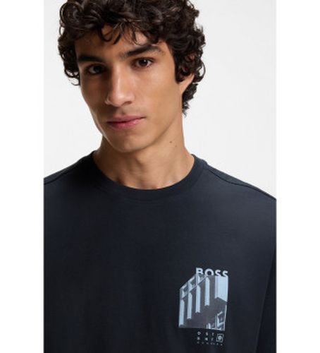 T-shirt Board (S), Casuel, Coton, Manche courte, Marine - Boss - Modalova