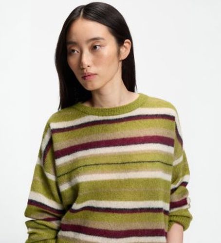 Pull en maille extra-large en mélange d'alpaga à rayures (XS), Casuel, Coton, Classique - Boss - Modalova