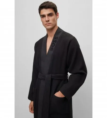 Peignoir kimono gaufré (S), Homewear, Coton - Boss - Modalova