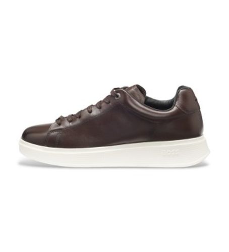 Baskets en cuir Bulton marron (40), Plat, Lacets, Casuel - Boss - Modalova