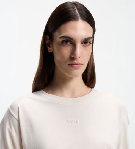 T-shirt Enis Logo blanc (M), Casuel, Coton, Manche courte - Boss - Modalova