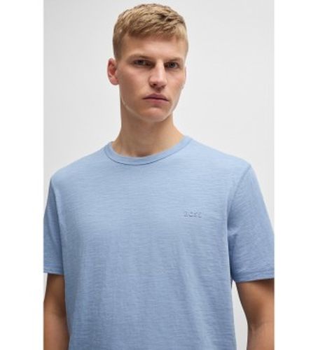 T-shirt en coton tricoté avec logo (L), Casuel, Manche courte - Boss - Modalova