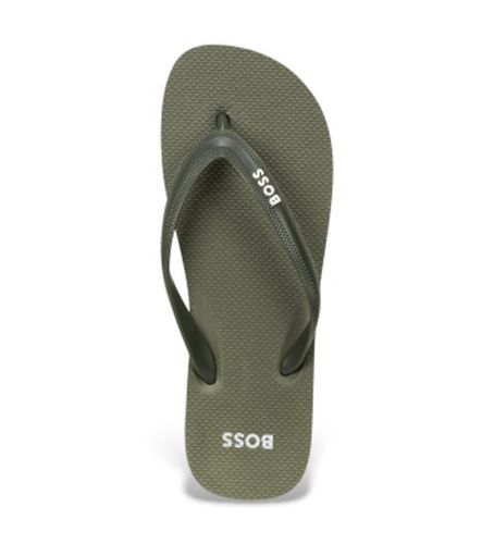 Tongs Italia Logo (39/40), Plat, Aucun, Beachwear - Boss - Modalova