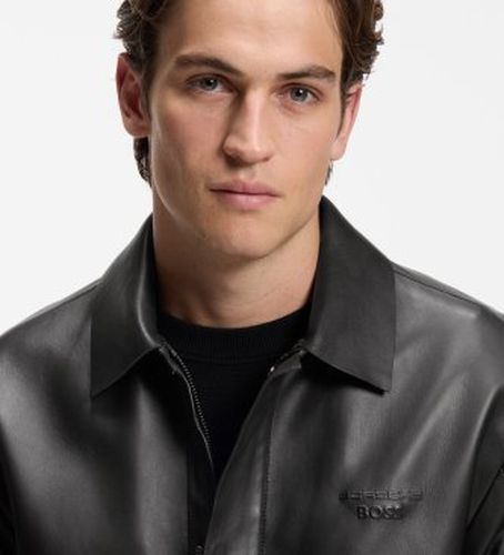 Veste en cuir Porsche x avec fermeture magnétique cachée (M), Casuel - Boss - Modalova