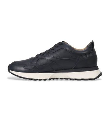 Jonah Leather Sneakers (40), Cuir, Plat, Lacets, Casuel, Marine - Boss - Modalova