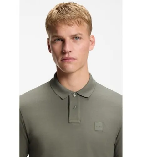 Polo Slim Fit (M), Casuel, Coton, Manche longue - Boss - Modalova
