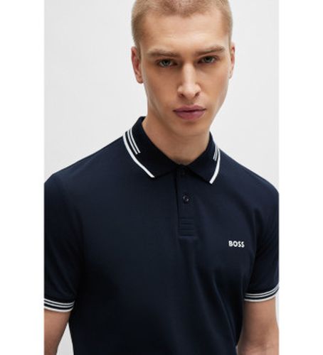 Polo Paul (XL), Casuel, Coton, Manche courte, Marine - Boss - Modalova