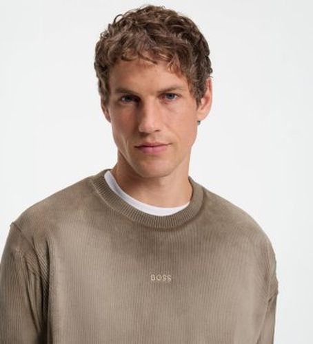 Sweat côtelé marron (XS), Casuel, Coton - Boss - Modalova