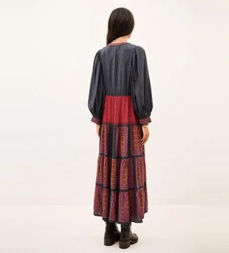 H26OLLY Robe Olly multicolore (34), Casuel, Viscose, Manche longue - BA&SH - Modalova